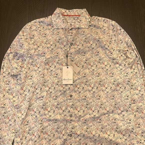 Robert Friedman Multicolor Cotton Men Shirt